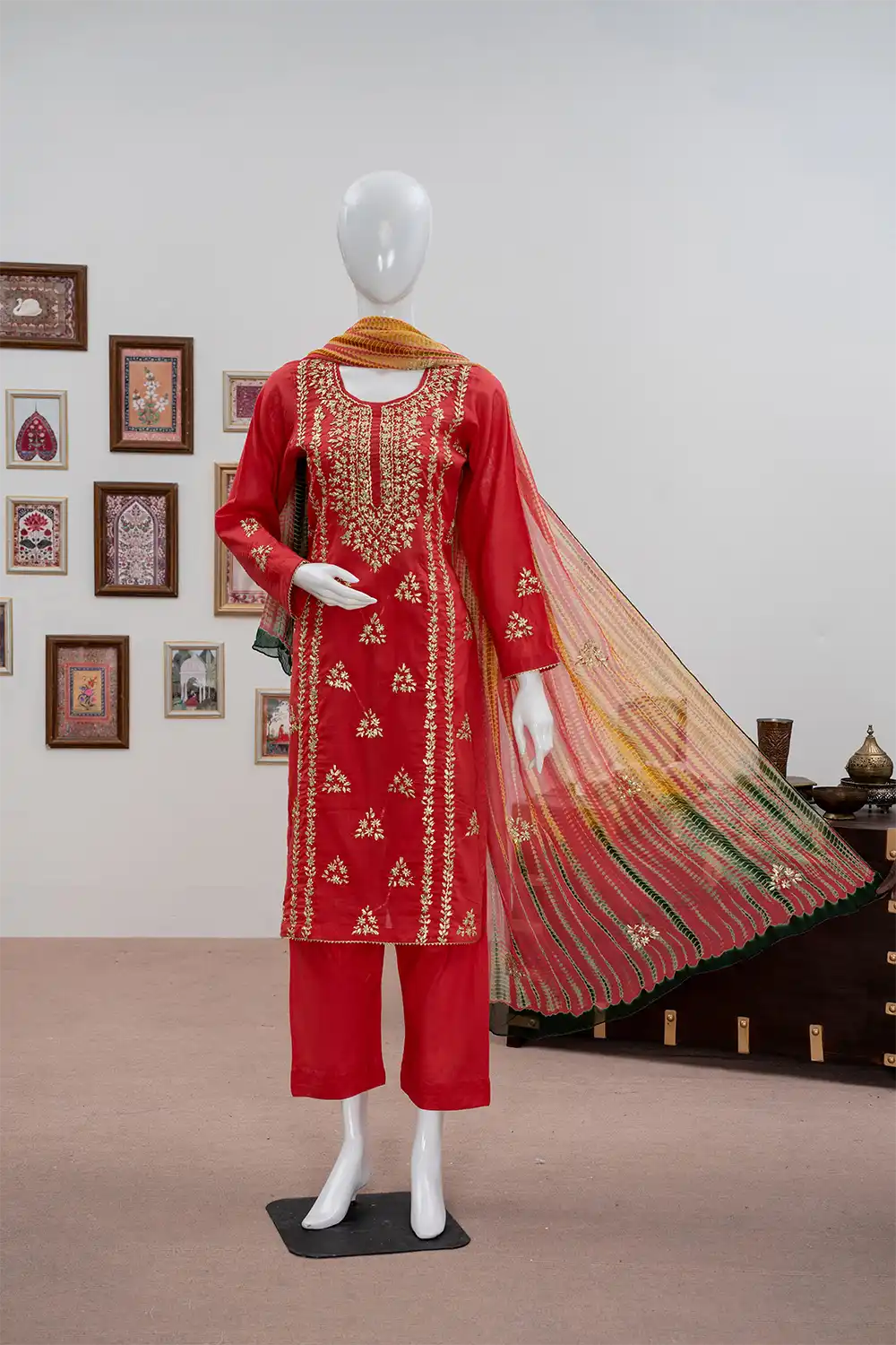 Rangrez Ruby Unstitched